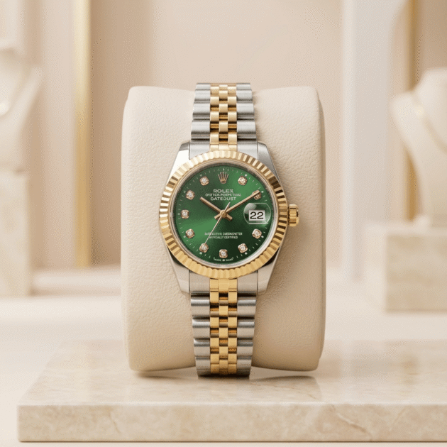 rolex oyster perpetual fond vert